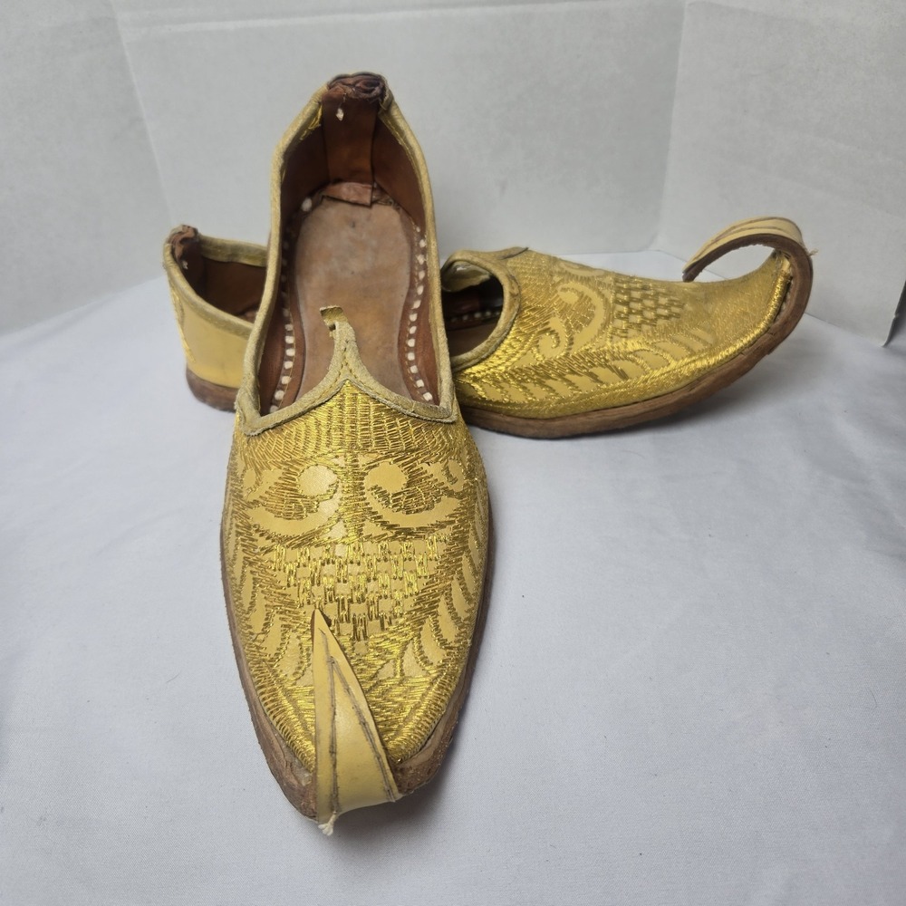 Men Mojari Pure Leather Handmade Jutti Shoes Indian Punjabi Khussa US Style